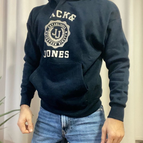 Jack & Jones men's hoodie new, size M, blue