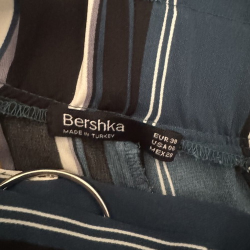 Bershka wide pants size 38 like new, multicolor