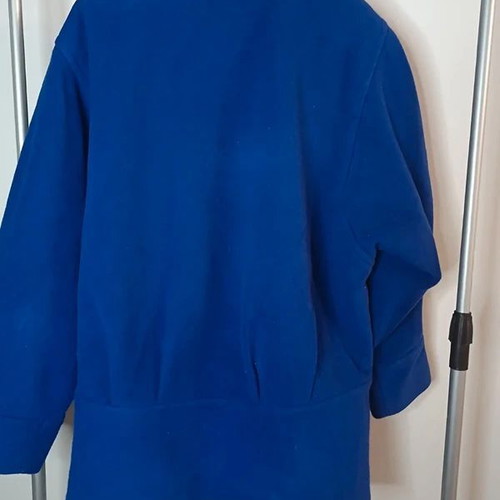 Vintage wool coat Modèle Juliette electric blue like new XXL