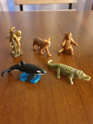 Kinder Surprise Natoons σαν καινούργια φιγούρες ζώων