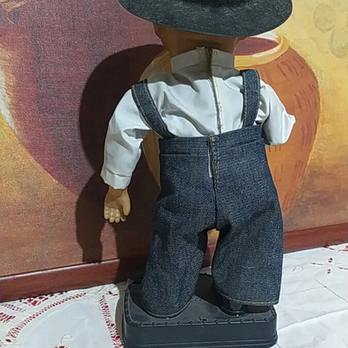 Vintage electric dancing boy doll