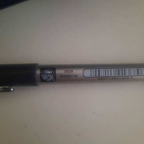 Pencils pens erasers and sharpener set used