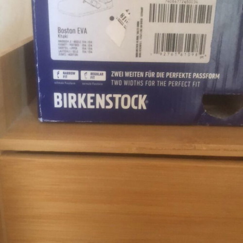 Birkenstock Eva sandals size 38, narrow fit, new
