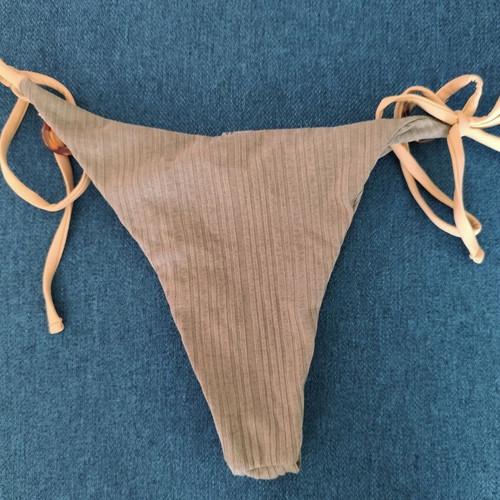 Shein bikini set with cords, new, size Small, grey