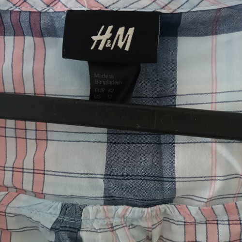 Checked shirt lightly used, airy, size L