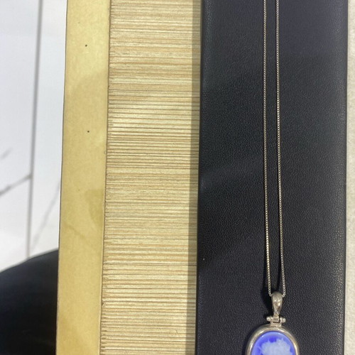 Silver (925) cameo pendant with chain