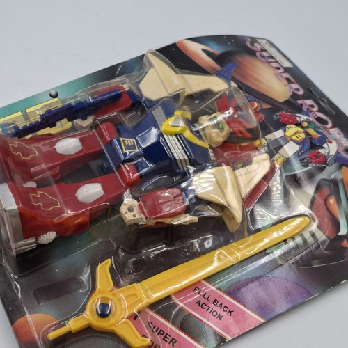 Vintage 80's 2 in 1 Super Robot No.1 Gundam Mazinger Ko pull back new