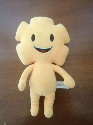 Collectible doll Yellow like new