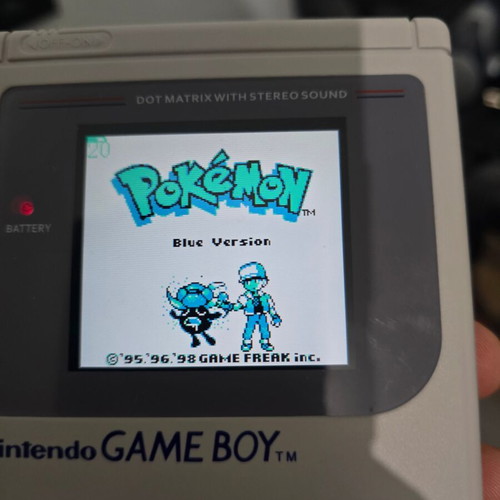 Gameboy DMG με οθόνη IPS και μπαταρία 2000 mAh καινούργιο