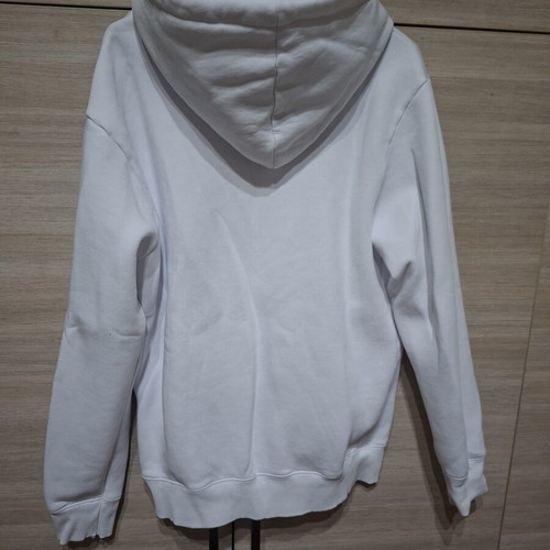 Hoodie white like new, size L 40 12