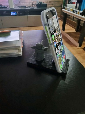 3D Print Baby Yoda Phone Stand PLA Plastic