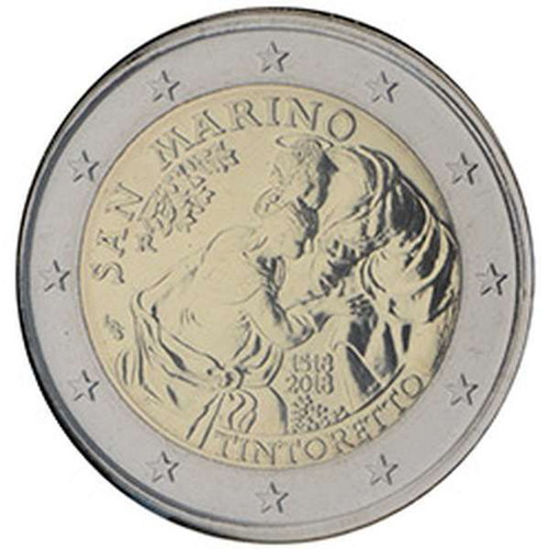 SAC San Marino 2 Euro 2018 FDC Tintoretto new