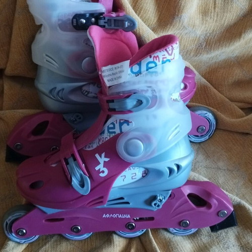Skates like new, size 34-37, pink, Athlopaidia brand