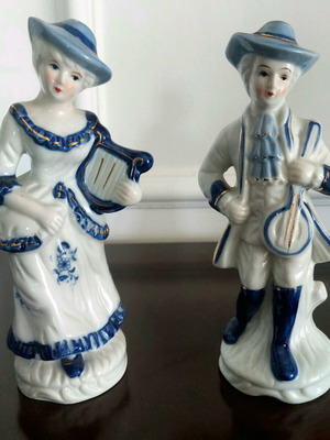 Decorative figurines like new, set of 2 pieces