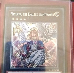 Minerva, The Exalted Lightsworn BLLR-EN044 Secret rare