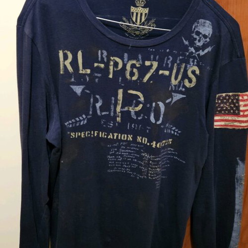 Polo jeans blouse used, size M, blue