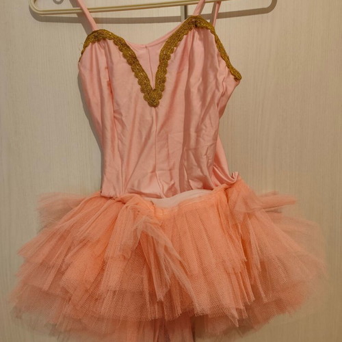 Ballerina dance costume used with lycra bodysuit and tutu skirt