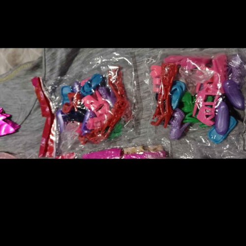 Barbie doll accessories and clothes, new in packaging