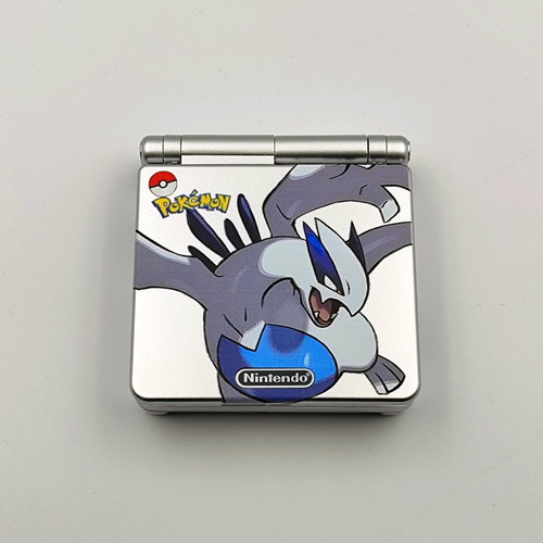 Game Boy Advance SP Lugia custom like new with charger and case