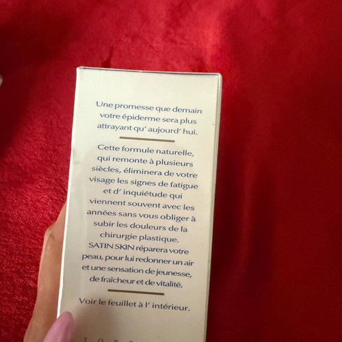 Satin Skin face oil new, sealed