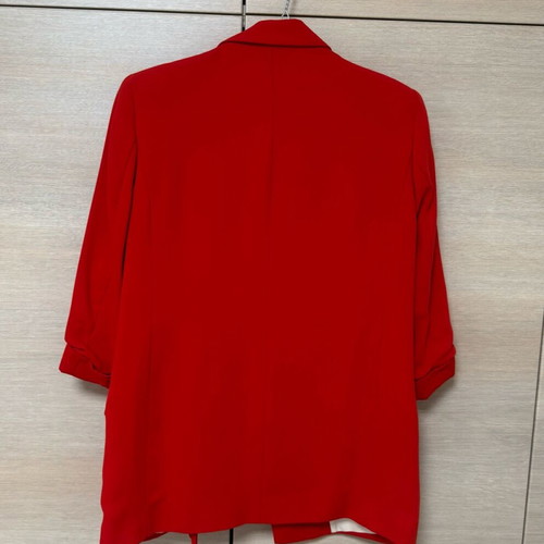 Zara blazer brand new, red with rolled-up sleeves, size S