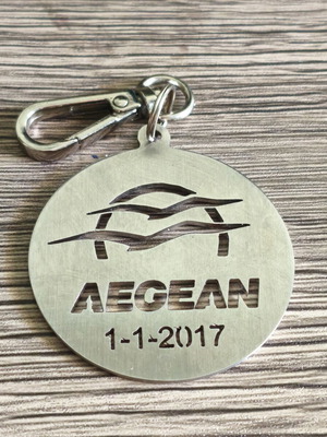 Aegean Airlines keychain like new with old logo