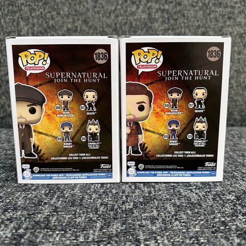 Funko Pop Supernatural Dean Winchester and Chase new