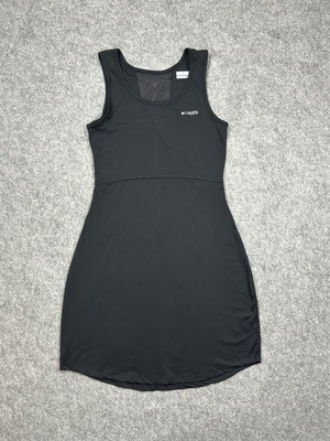 Columbia PFG women's black sleeveless active dress mesh back used size XS