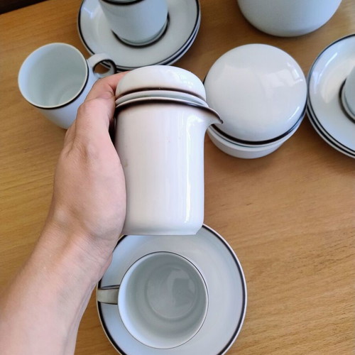 Thomas Germany porcelain tea set, vintage mid century