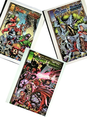 Spawn/WildC.A.T.S Comics issues 1-3 like new
