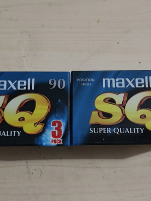 Maxell Chrome SQ касети нови запечатани 6 броя 90 минути
