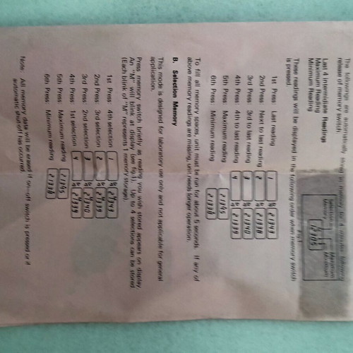 Shimpo DT-107 Tachometer and Tachograph like new, Japanese