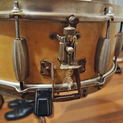 Vintage Slingerland snare drum 50's-60's like new with Tama stand
