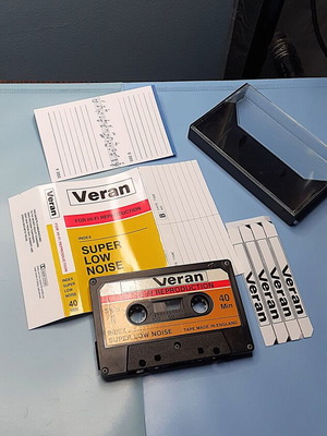 Veran Super Low Noise 40 касетна лента употребявана, винтидж