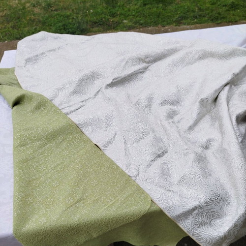 1950s fabrics synthetic, like new