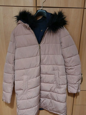 Stradivarius reversible jacket like new, blue and pink, size M