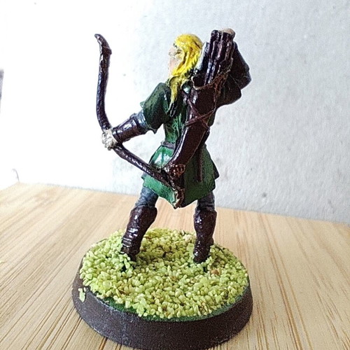 Legolas Greenleaf metal miniature used, Games Workshop Lord of the Rings