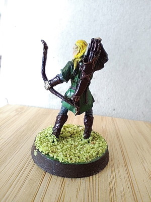 Legolas Greenleaf metal miniature used, Games Workshop Lord of the Rings