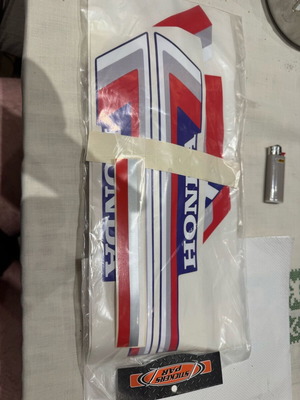 Honda GLX stickers new, sealed