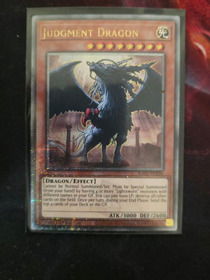 YuGiOh карта Judgment Dragon RA03 QCR нова