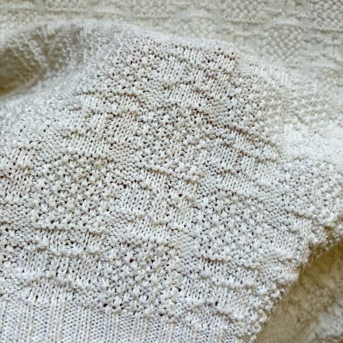 Vintage 80s 90s Textured Knit Short Sleeve V-Neck Sweater, Crisp White