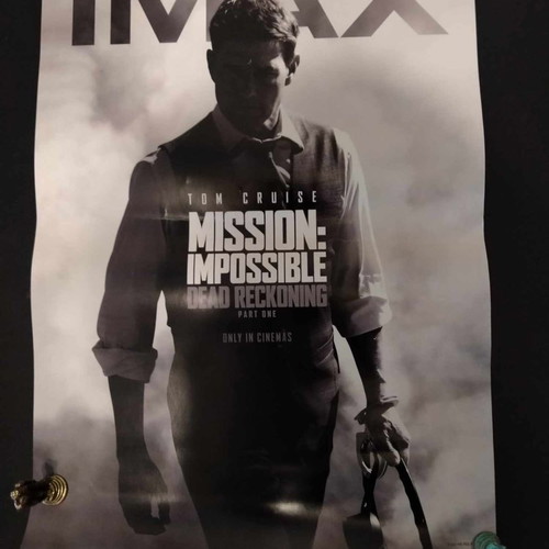 Mission Impossible Dead Reckoning poster like new with Tom Cruise