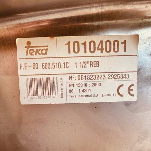 Teka stainless steel kitchen sink with faucet new