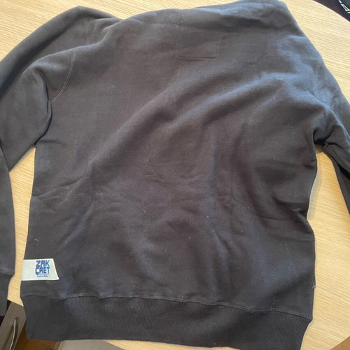 Zackret sports sweatshirt like new, size L, black