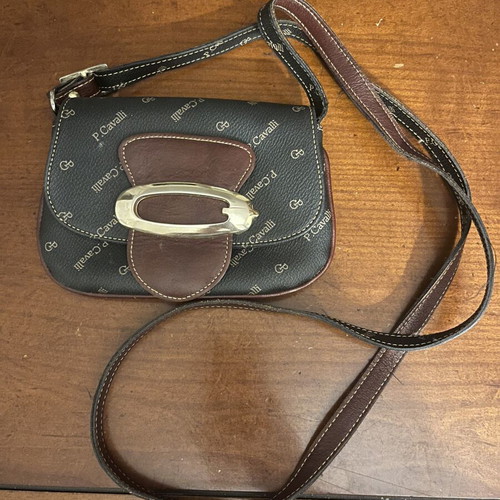 Pedro Cavalli cross body bag like new, black and brown
