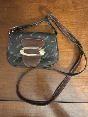 Pedro Cavalli cross body bag like new, black and brown