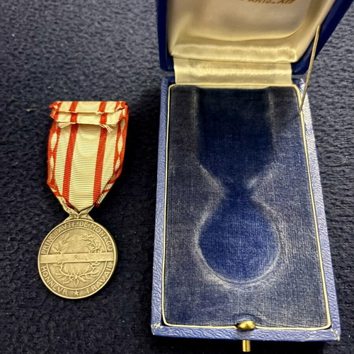 Monaco Medal Prince Louis II Silver First Class like new