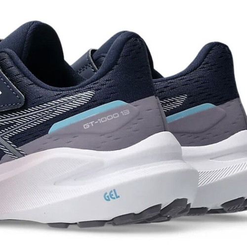 Asics kids running shoes for boys Gel 1014A344-411 GT 1000 13Ps like new, blue