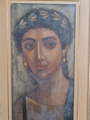 Painting of a Woman's Face like new