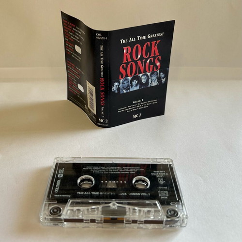 Columbia The All Time Greatest Rock Songs Vol.1 Κασέτες 2 Μεταχειρισμένες